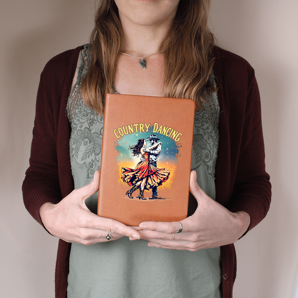 Country Dancing Journal – Western Leather Notebook for Dancers