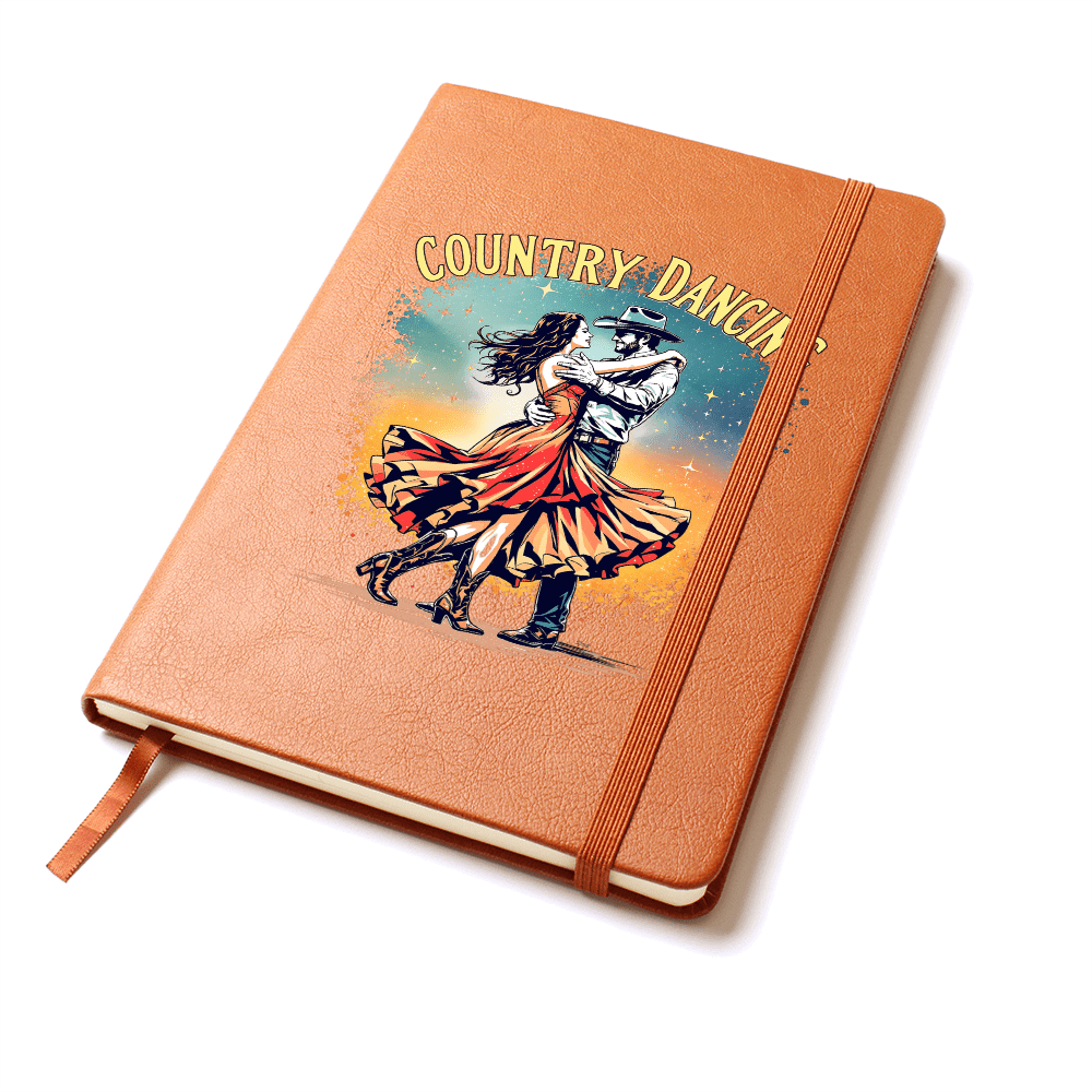 Country Dancing Journal – Western Leather Notebook for Dancers - Versatile Zing