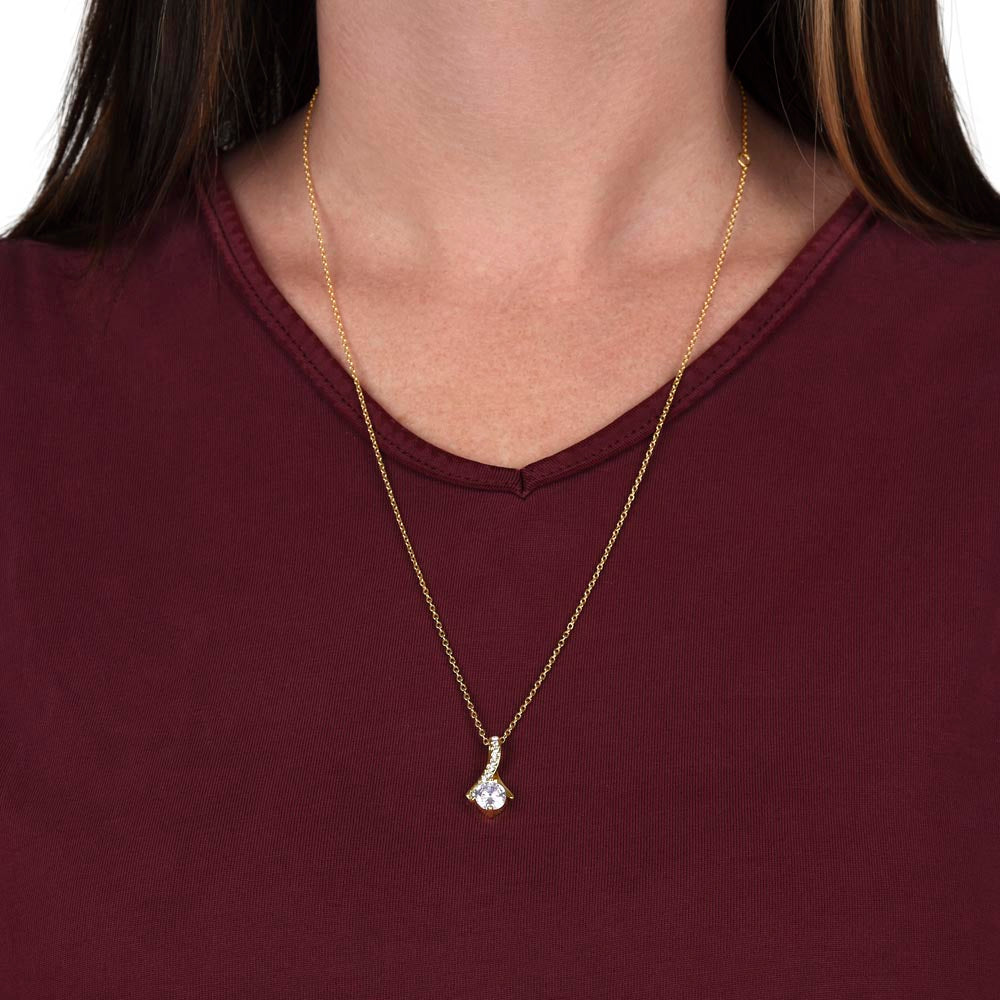 To My Wife  Enchanting Beauty Necklace  – Forever & Always, Elegant Gift from Husband