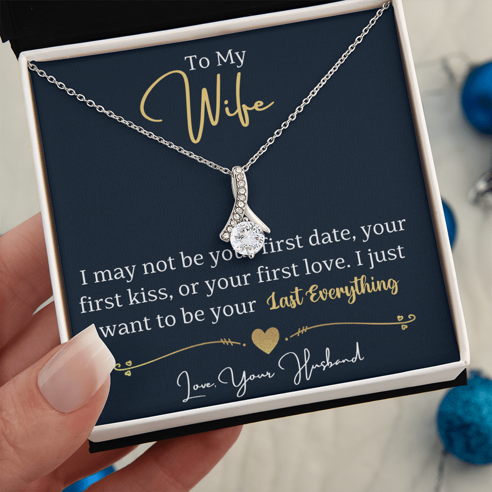 To My Wife  Enchanting Beauty Necklace  – Forever & Always, Elegant Gift from Husband