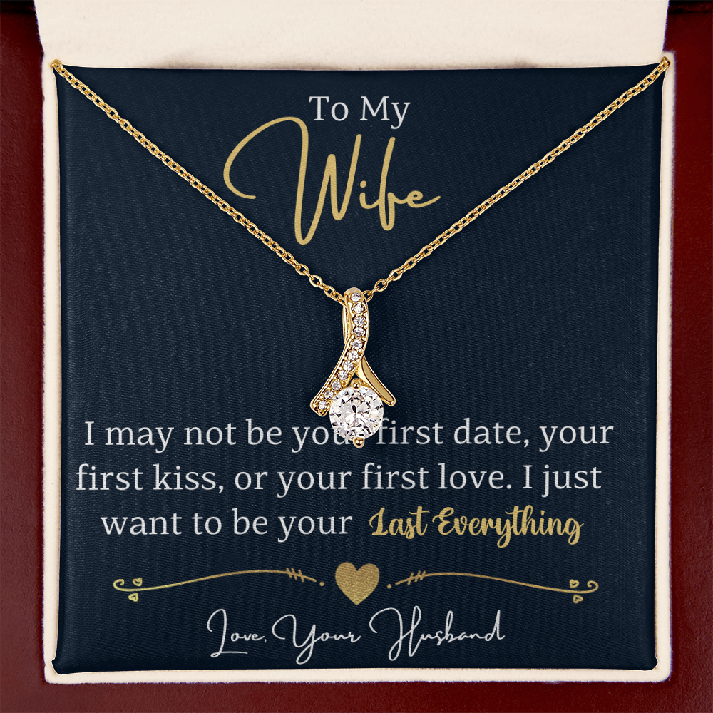 To My Wife  Enchanting Beauty Necklace  – Forever & Always, Elegant Gift from Husband