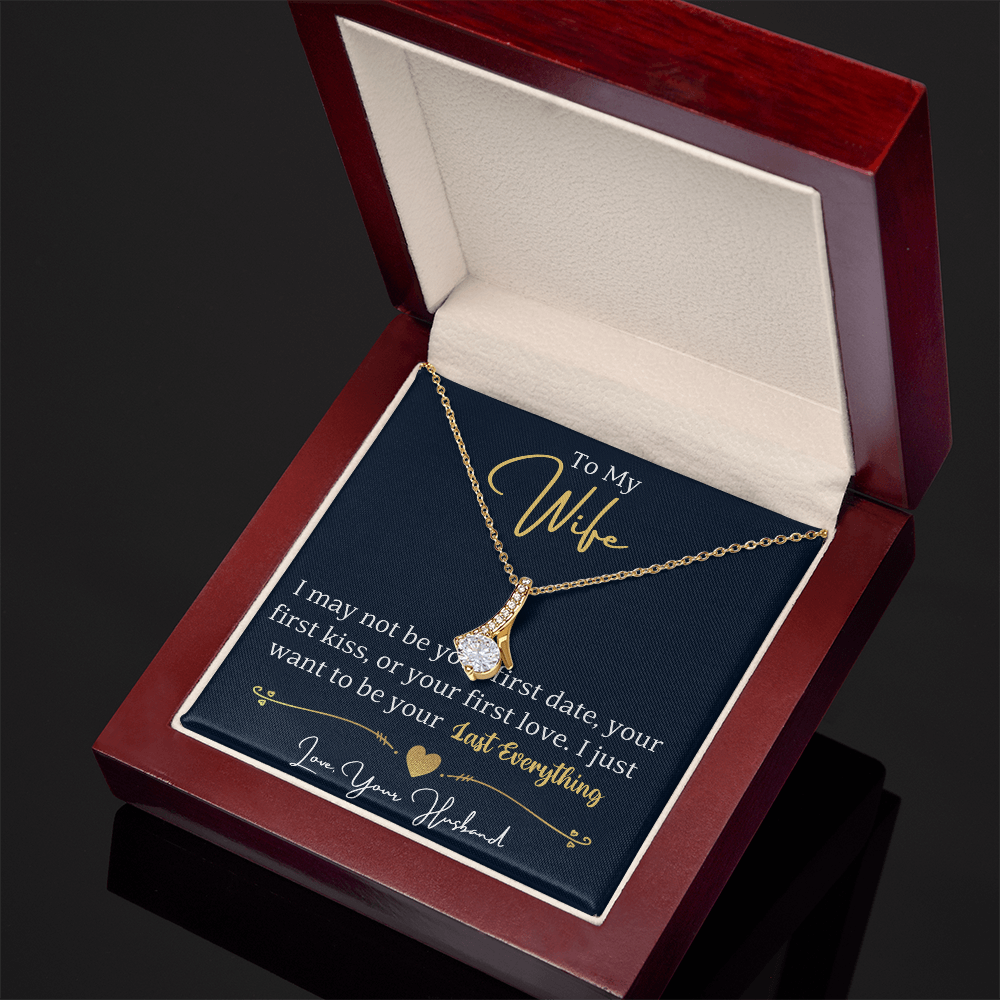 To My Wife  Enchanting Beauty Necklace  – Forever & Always, Elegant Gift from Husband
