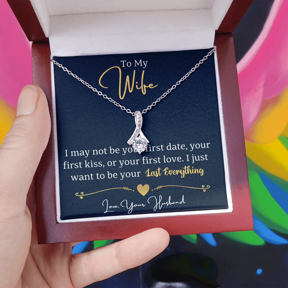 To My Wife  Enchanting Beauty Necklace  – Forever & Always, Elegant Gift from Husband