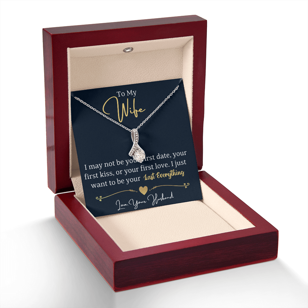To My Wife  Enchanting Beauty Necklace  – Forever & Always, Elegant Gift from Husband