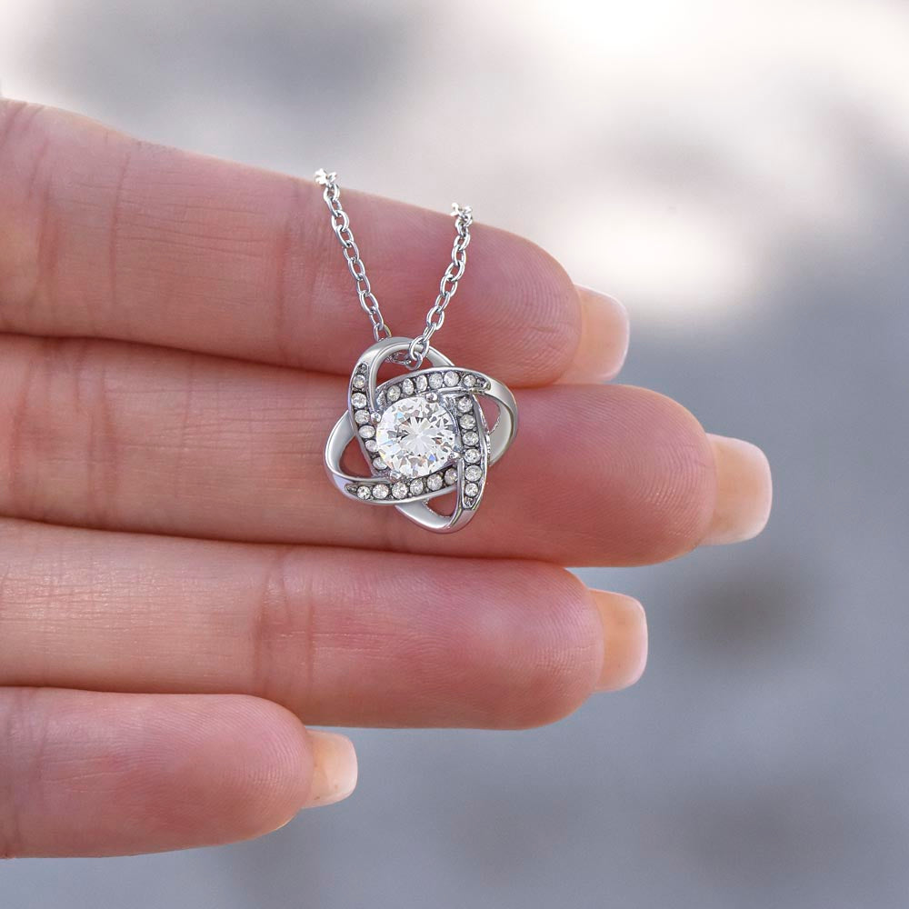 To My Wife – Love Knot Necklace, My Queen Forever