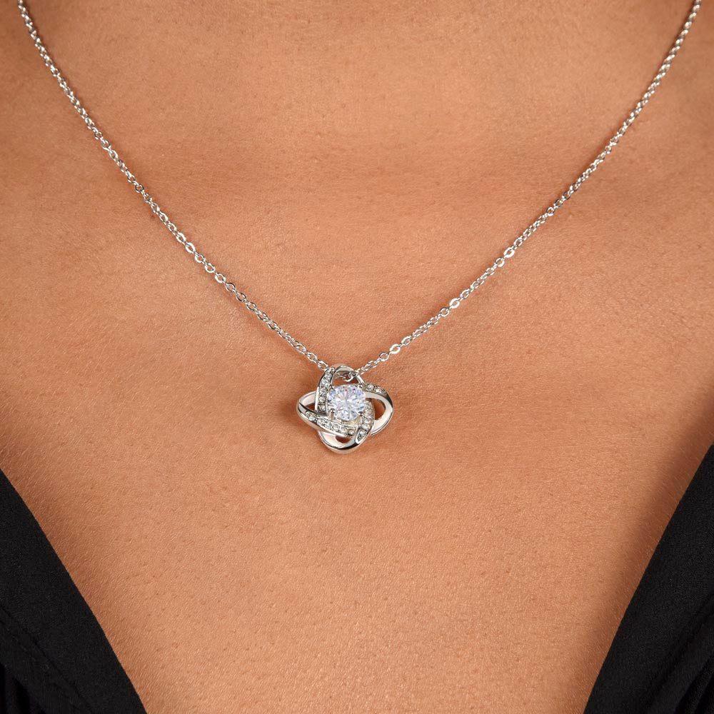 Love Knot Necklace for Wife – Forever & Always, Gift from Husband