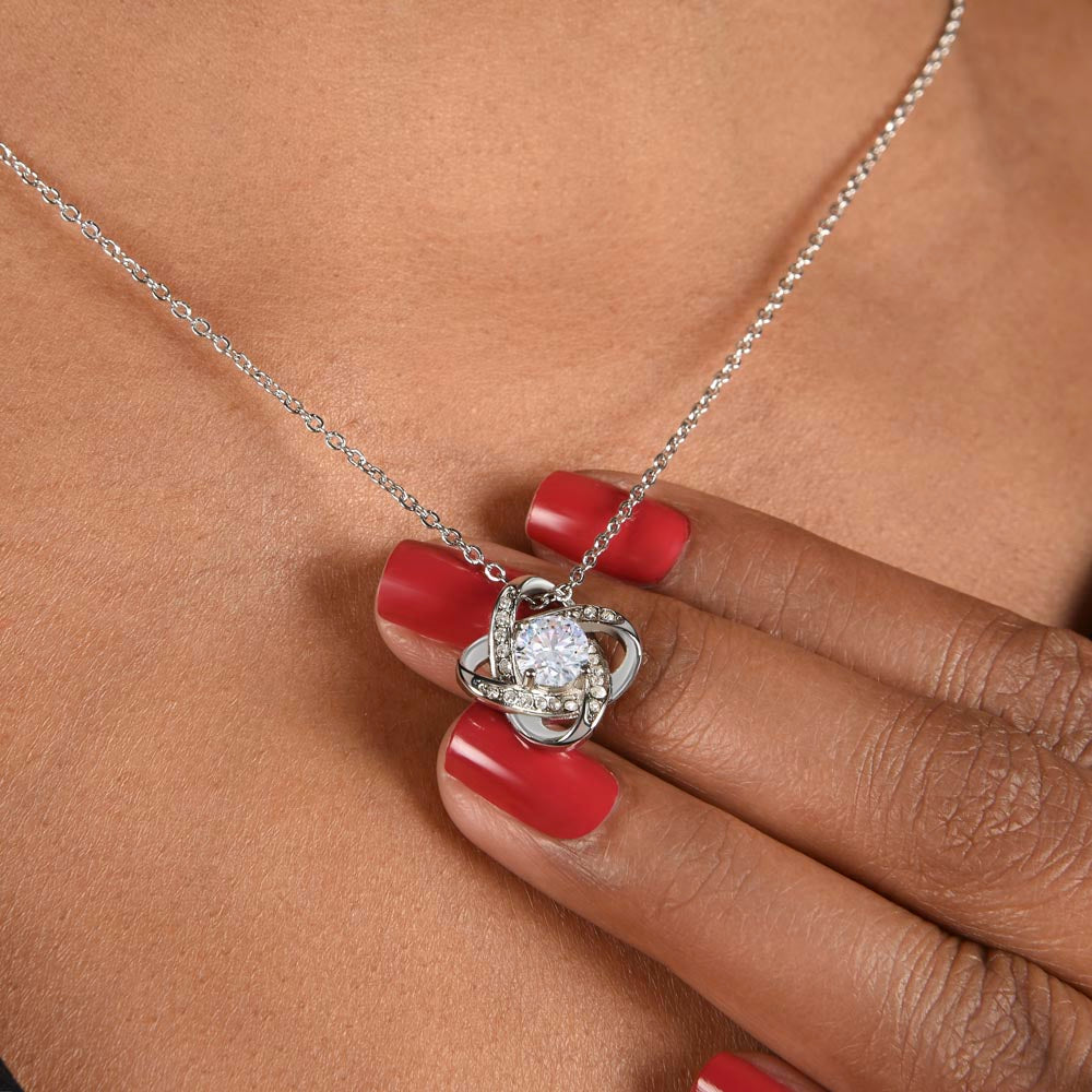To My Beautiful Wife – Love Knot Necklace, You Complete My Life