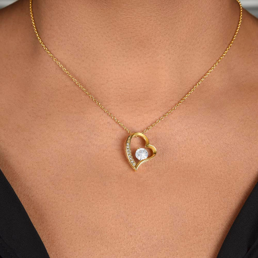 To My Wife – Forever Love Necklace, Romantic Heart Pendant