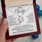 To My Wife – Forever Love Necklace, Romantic Heart Pendant