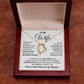 To My Wife – Forever Love Necklace, Romantic Heart Pendant