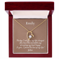 Personalized Forever Love Necklace – Custom Name Gift for Her, Romantic Heart Pendant