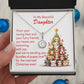 Puppy Love' Christmas Necklace & Card Set - A Gift from Dad Jewelry ShineOn Fulfillment 