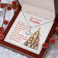 Puppy Love' Christmas Necklace & Card Set - A Gift from Mom Jewelry ShineOn Fulfillment 