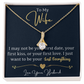 To My Wife  Enchanting Beauty Necklace  – Forever & Always, Elegant Gift from Husband