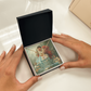 "Classic Love Masterpiece" - Soulmate Necklace with Crystal Pendant  in Romantic Art Gift Box (Available in White & Yellow Gold)