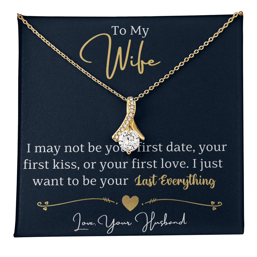 To My Wife Enchanting Beauty Necklace – Forever & Always, Elegant Gift from Husband - Versatile Zing