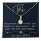 To My Wife  Enchanting Beauty Necklace  – Forever & Always, Elegant Gift from Husband