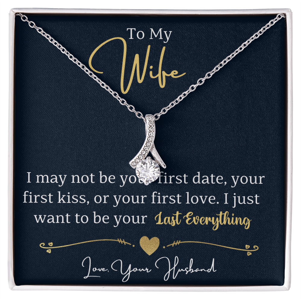 To My Wife Enchanting Beauty Necklace – Forever & Always, Elegant Gift from Husband - Versatile Zing