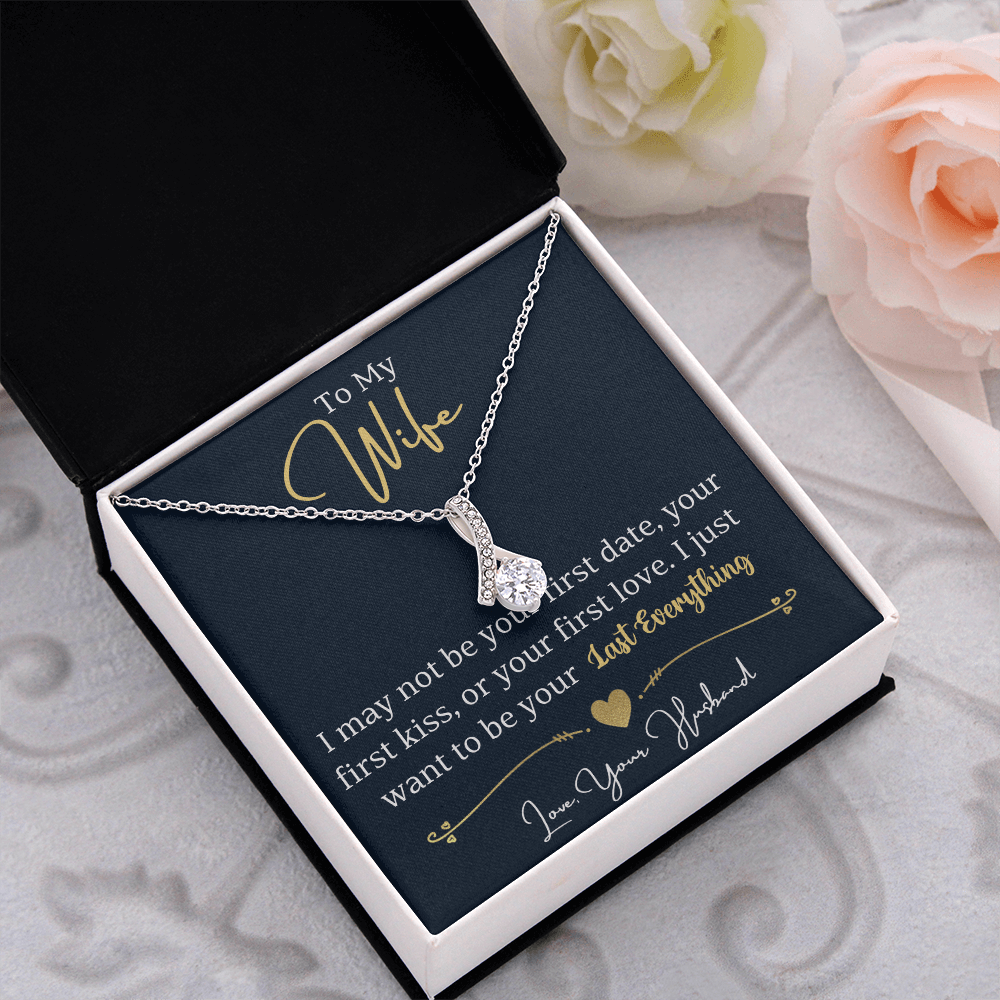 To My Wife Enchanting Beauty Necklace – Forever & Always, Elegant Gift from Husband - Versatile Zing