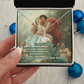"Classic Love Masterpiece" - Soulmate Necklace with Crystal Pendant  in Romantic Art Gift Box (Available in White & Yellow Gold)