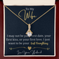 To My Wife  Enchanting Beauty Necklace  – Forever & Always, Elegant Gift from Husband