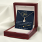 To My Wife  Enchanting Beauty Necklace  – Forever & Always, Elegant Gift from Husband