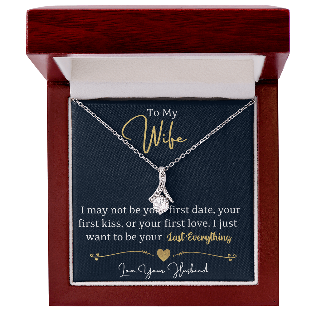 To My Wife Enchanting Beauty Necklace – Forever & Always, Elegant Gift from Husband - Versatile Zing