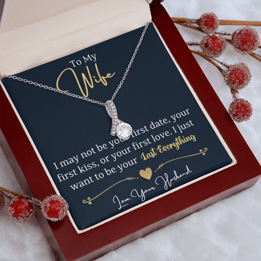To My Wife Enchanting Beauty Necklace – Forever & Always, Elegant Gift from Husband - Versatile Zing
