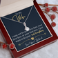 To My Wife  Enchanting Beauty Necklace  – Forever & Always, Elegant Gift from Husband