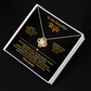 To My Beautiful Wife – Love Knot Necklace, You Complete My Life