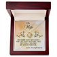 To My Wife – Love Knot Necklace, My Queen Forever