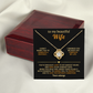 To My Beautiful Wife – Love Knot Necklace, You Complete My Life