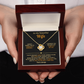 To My Beautiful Wife – Love Knot Necklace, You Complete My Life