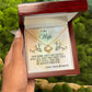 To My Wife – Love Knot Necklace, My Queen Forever