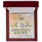 To My Wife – Love Knot Necklace, My Queen Forever