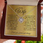 Love Knot Necklace for Wife – Forever & Always, Gift from Husband