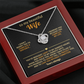 To My Beautiful Wife – Love Knot Necklace, You Complete My Life
