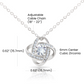Love Knot Necklace – Symbol of Eternal Connection, Elegant Gift for Her
