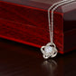 Love Knot Necklace – Symbol of Eternal Connection, Elegant Gift for Her