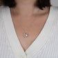 Forever Love Necklace – Heart Pendant with Sparkling CZ Crystal, Romantic Gift for Her