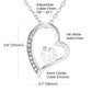 Forever Love Necklace – Heart Pendant with Sparkling CZ Crystal, Romantic Gift for Her