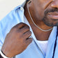 Men's Cuban Link Chain – Polished Stainless Steel or 14K Gold Finish, Adjustable Fit