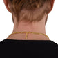 Men's Cuban Link Chain – Polished Stainless Steel or 14K Gold Finish, Adjustable Fit
