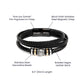 To My Grandson – “Love You Forever” Bracelet, Meaningful Gift from Grandma or Grandpa