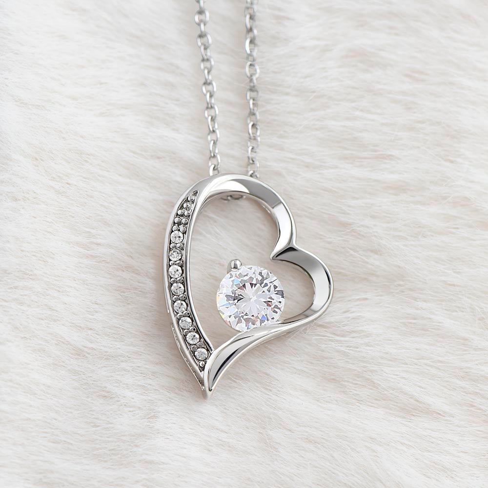 Personalized Forever Love Necklace – Custom Name Gift for Her, Romantic Heart Pendant