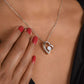 Personalized Forever Love Necklace – Custom Name Gift for Her, Romantic Heart Pendant