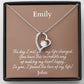 Personalized Forever Love Necklace – Custom Name Gift for Her, Romantic Heart Pendant