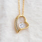 Personalized Forever Love Necklace – Custom Name Gift for Her, Romantic Heart Pendant