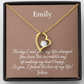 Personalized Forever Love Necklace – Custom Name Gift for Her, Romantic Heart Pendant