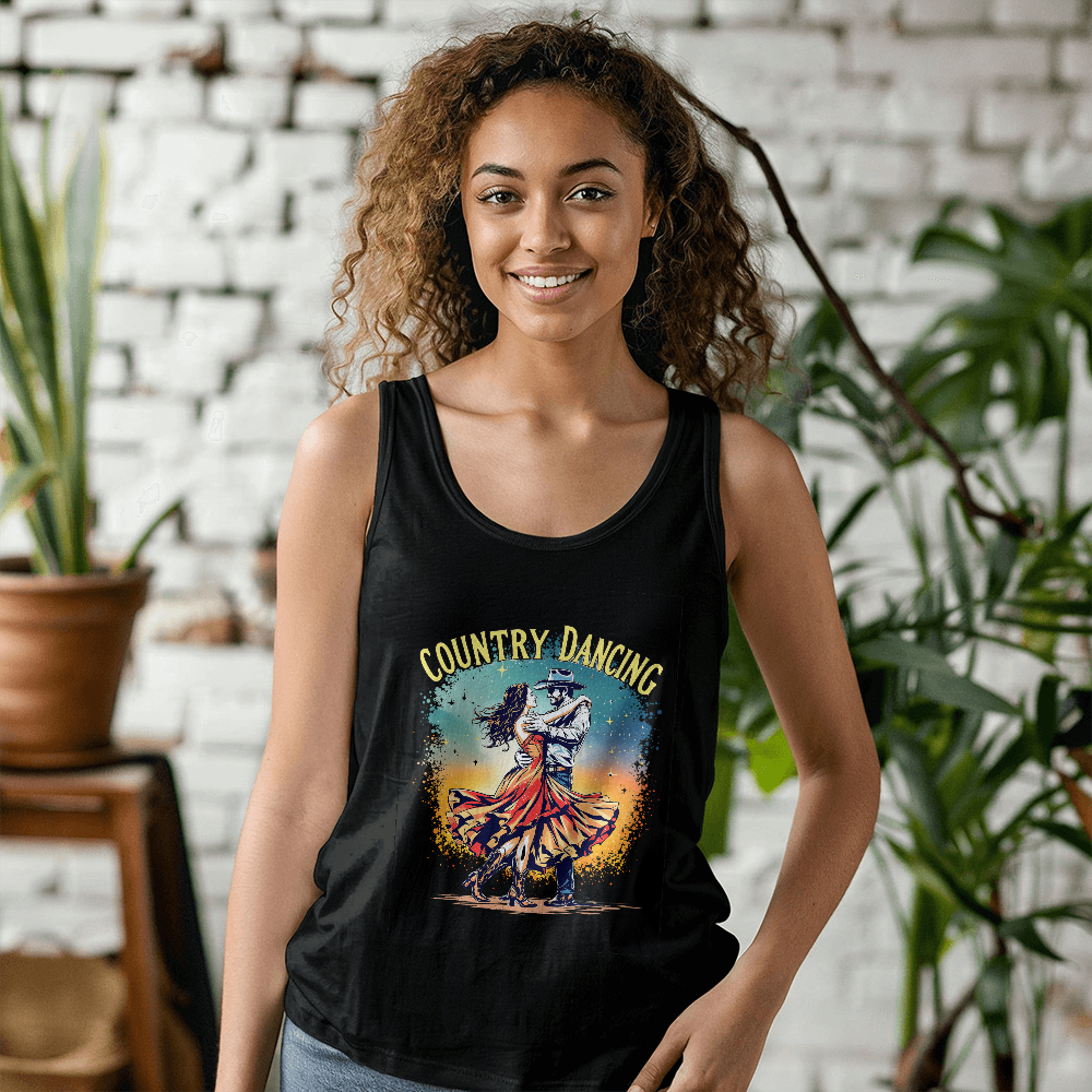 Country Dancing Tank Top – Western Dance Apparel - Lovers - Partners